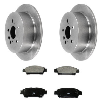 DuraGo® - Plain Rear Brake Kit with Ceramic Pads