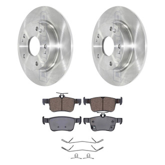 DuraGo® - Plain Rear Brake Kit with Ceramic Pads