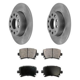 DuraGo® - Plain Rear Brake Kit with Ceramic Pads
