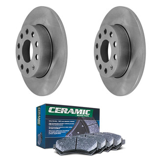 DuraGo® - Plain Rear Brake Kit with Ceramic Pads