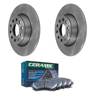 DuraGo® - Plain Rear Brake Kit with Ceramic Pads