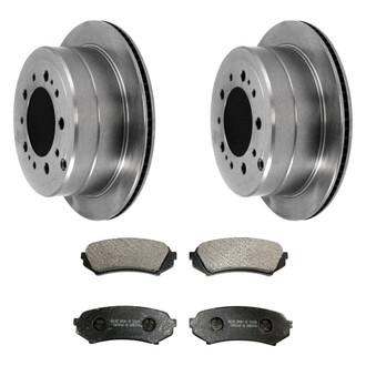 DuraGo® - Plain Rear Brake Kit with Ceramic Pads