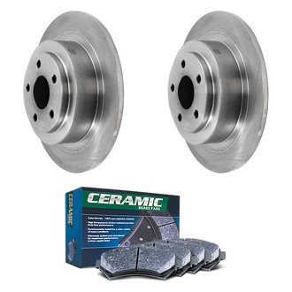 DuraGo® - Plain Rear Brake Kit with Ceramic Pads