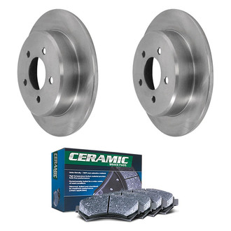 DuraGo® - Plain Rear Brake Kit with Ceramic Pads