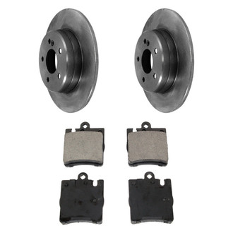 DuraGo® - Plain Rear Brake Kit with Ceramic Pads