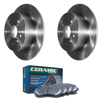 DuraGo® - Plain Rear Brake Kit with Ceramic Pads