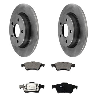 DuraGo® - Plain Rear Brake Kit with Ceramic Pads