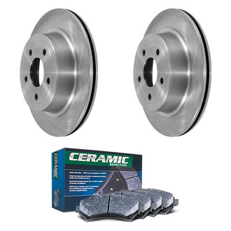 DuraGo® - Plain Rear Brake Kit with Ceramic Pads