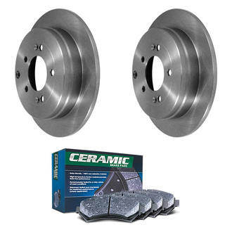 DuraGo® - Plain Rear Brake Kit with Ceramic Pads