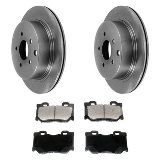 DuraGo® - Plain Rear Brake Kit with Ceramic Pads