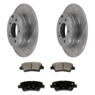 DuraGo® - Plain Rear Brake Kit with Ceramic Pads