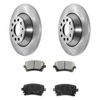 DuraGo® - Plain Rear Brake Kit with Ceramic Pads