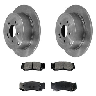 DuraGo® - Plain Rear Brake Kit with Ceramic Pads