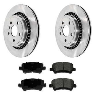 DuraGo® - 1-Piece Plain Brake Kit with Ceramic Brake Pads