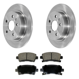 DuraGo® - Plain Rear Brake Kit with Ceramic Pads