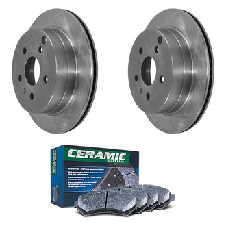 DuraGo® - Plain Rear Brake Kit with Ceramic Pads