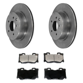 DuraGo® - Plain Rear Brake Kit with Ceramic Pads