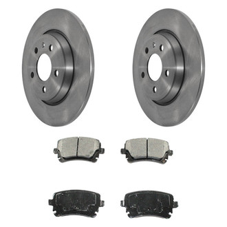 DuraGo® - Plain Rear Brake Kit with Ceramic Pads