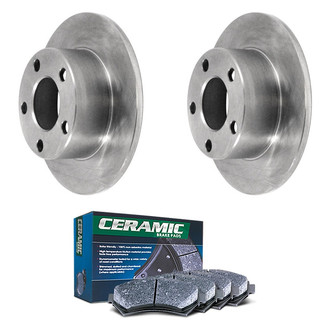 DuraGo® - Plain Rear Brake Kit with Ceramic Pads