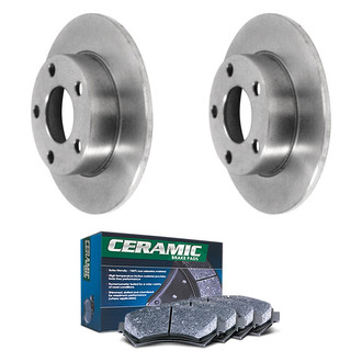 DuraGo® - Plain Rear Brake Kit with Ceramic Pads
