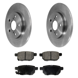 DuraGo® - Plain Rear Brake Kit with Ceramic Pads