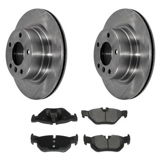 DuraGo® - 1-Piece Plain Brake Kit with Ceramic Brake Pads