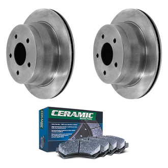 DuraGo® - Plain Rear Brake Kit with Ceramic Pads