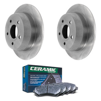 DuraGo® - Plain Rear Brake Kit with Ceramic Pads