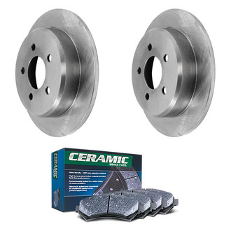 DuraGo® - Plain Rear Brake Kit with Ceramic Pads