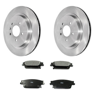 DuraGo® - Plain Rear Brake Kit with Ceramic Pads