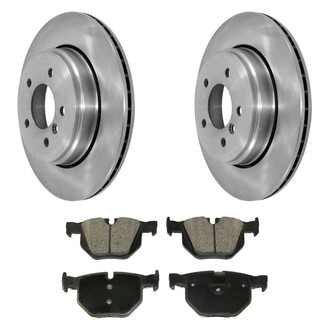 DuraGo® - Plain Rear Brake Kit with Ceramic Pads