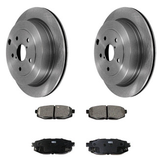 DuraGo® - Plain Rear Brake Kit with Ceramic Pads