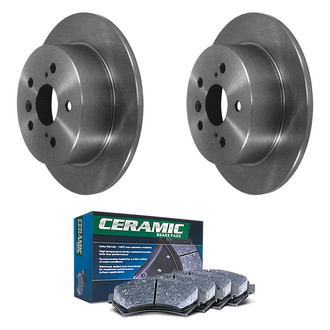 DuraGo® - Plain Rear Brake Kit with Ceramic Pads
