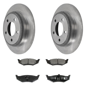 DuraGo® - Plain Rear Brake Kit with Ceramic Pads