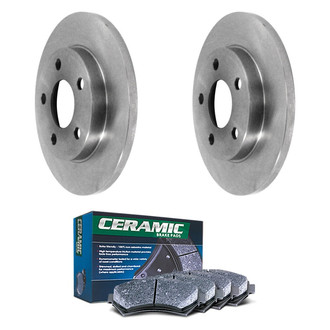 DuraGo® - Plain Rear Brake Kit with Ceramic Pads