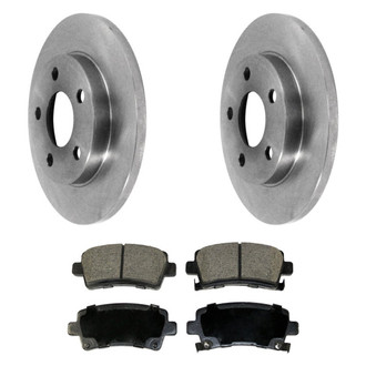 DuraGo® - Plain Rear Brake Kit with Ceramic Pads