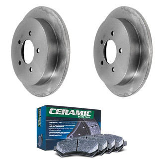 DuraGo® - Plain Rear Brake Kit with Ceramic Pads