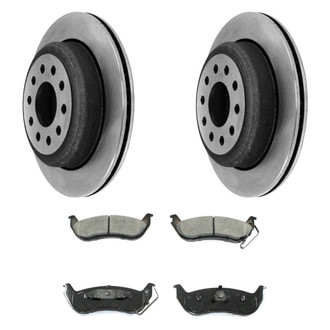 DuraGo® - Plain Rear Brake Kit with Ceramic Pads