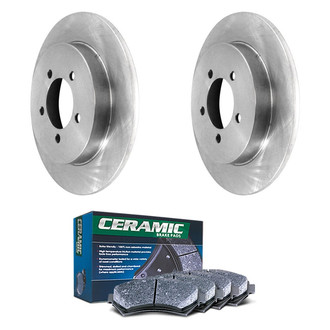 DuraGo® - Plain Rear Brake Kit with Ceramic Pads