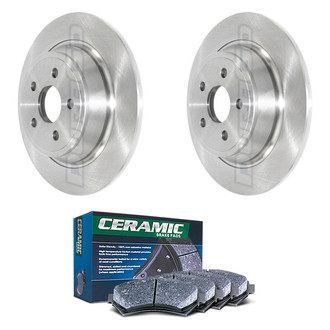 DuraGo® - Plain Rear Brake Kit with Ceramic Pads