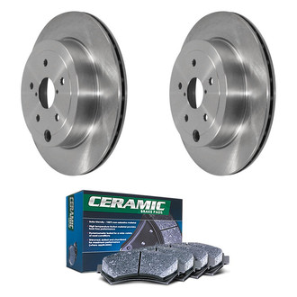 DuraGo® - Plain Rear Brake Kit with Ceramic Pads