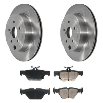 DuraGo® - Plain Rear Brake Kit with Ceramic Pads