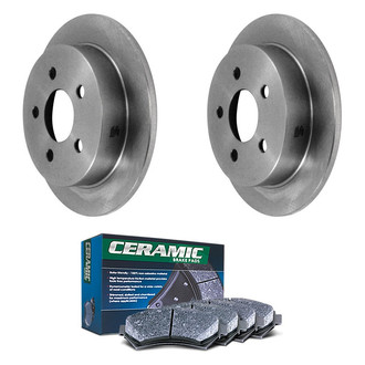 DuraGo® - Plain Rear Brake Kit with Ceramic Pads