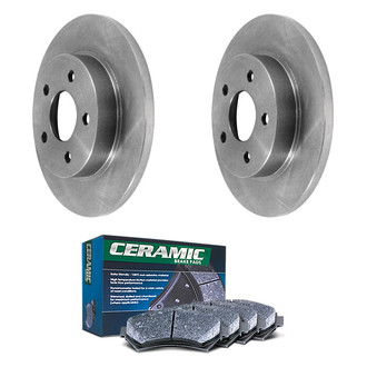 DuraGo® - Plain Rear Brake Kit with Ceramic Pads