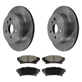 DuraGo® - Plain Rear Brake Kit with Ceramic Pads
