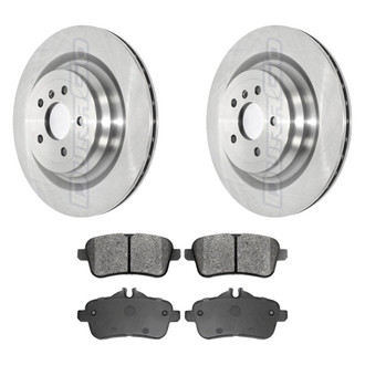 DuraGo® - 1-Piece Plain Brake Kit with Ceramic Brake Pads