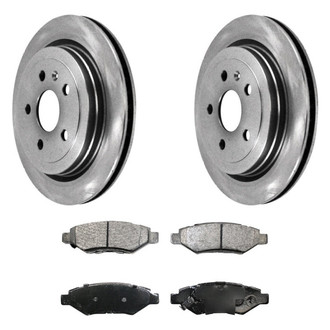 DuraGo® - Plain Rear Brake Kit with Ceramic Pads