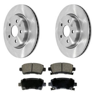 DuraGo® - Plain Rear Brake Kit with Ceramic Pads
