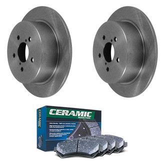 DuraGo® - Plain Rear Brake Kit with Ceramic Pads