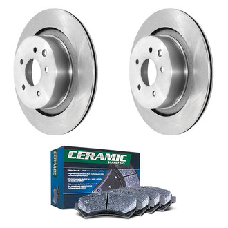 DuraGo® - Plain Rear Brake Kit with Ceramic Pads